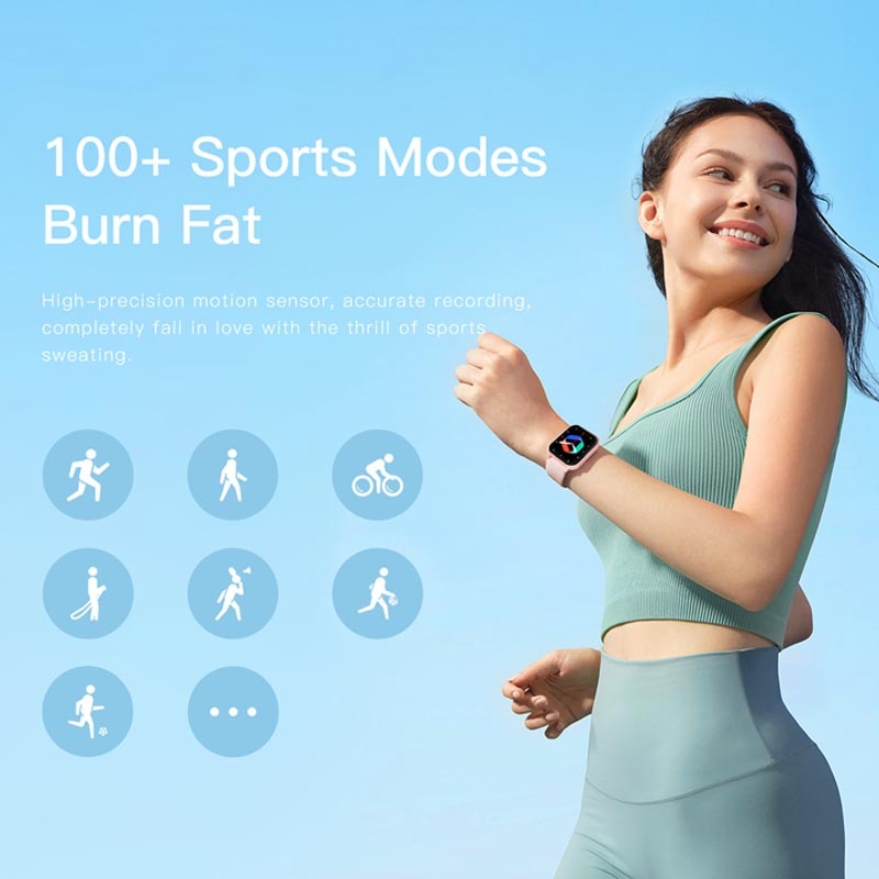 2023 Smart Watch Women Bluetooth Call Watch 1.83 Inch Full Touch Screen Waterproof Sport Smart Clock Fashion Ladies Smartwatch